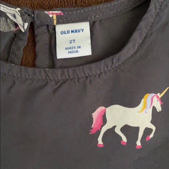 Old Navy unicorn dress, size 2 T - Picture 2 of 2